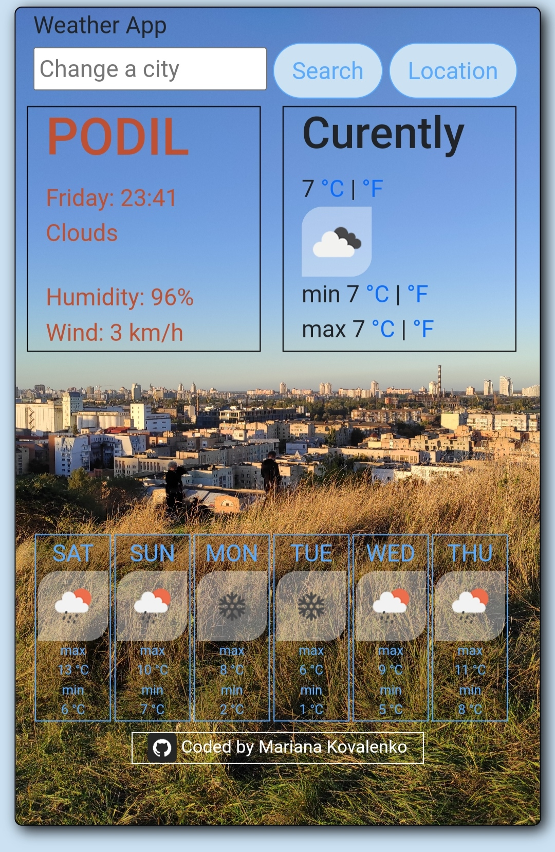 Weather app image